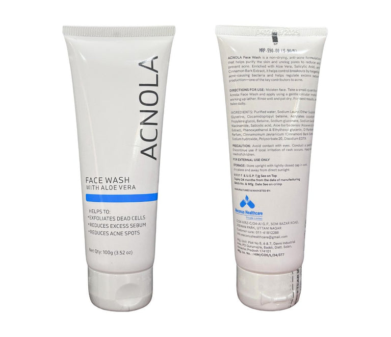Acnola Acne Face Wash With Aloe Vera