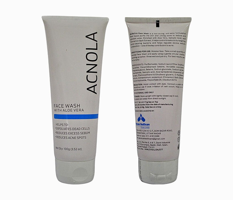 Acnola Acne Face Wash With Aloe Vera