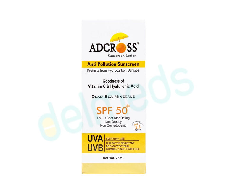 Adonis Adcross Anti Pollution Sunscreen Lotion SPF50_PA