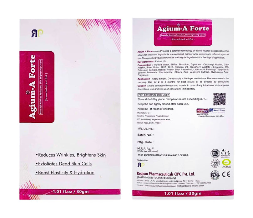 Agium-A Forte Skin Brightening Cream