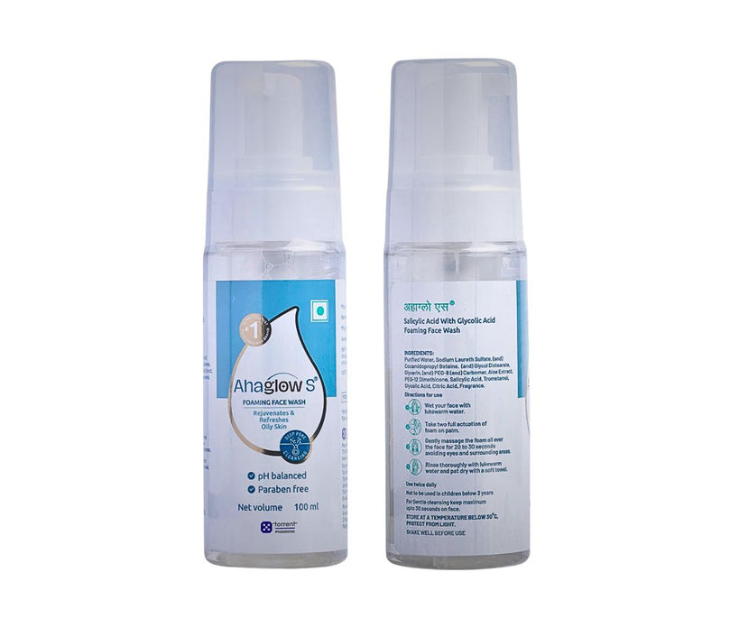 Ahaglow S Foaming Face Wash