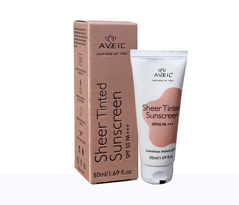 Aveil Sheer Tinted sunscreen