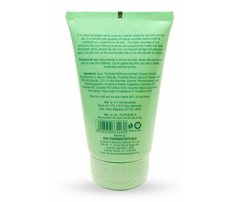 Bermois Moisturising Lotion Sunscreen With SPF 15 Back