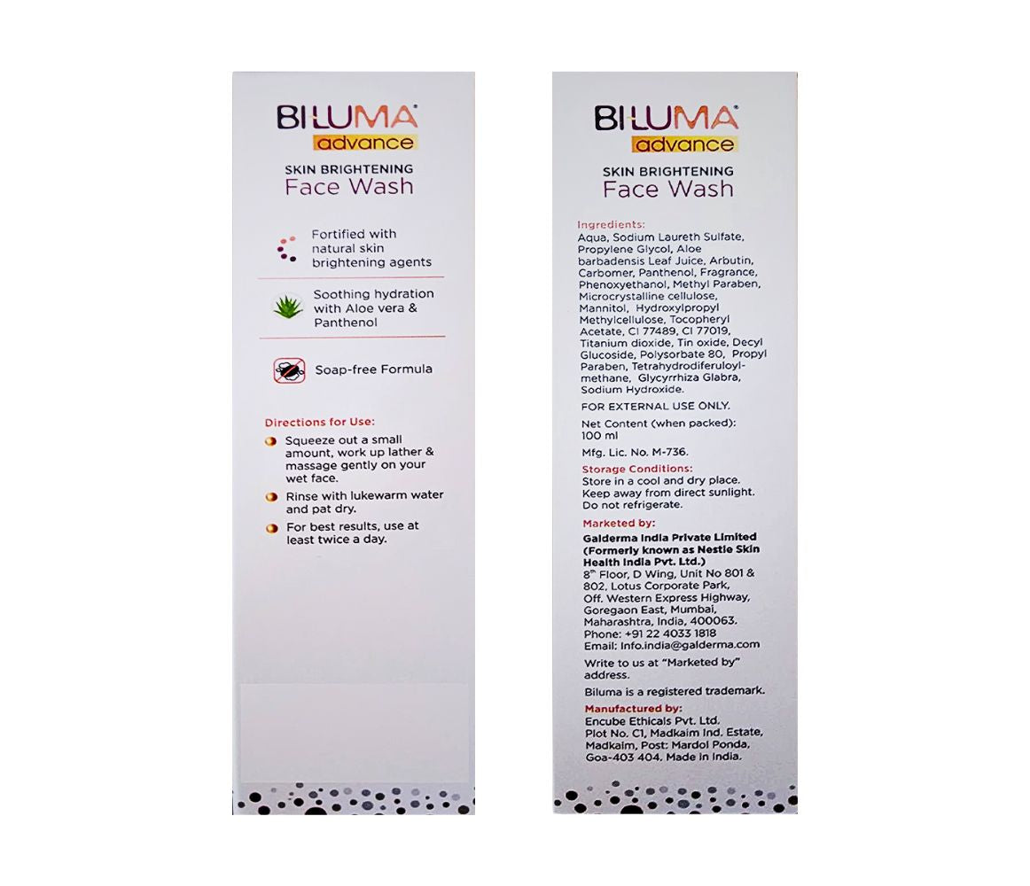 Biluma Advance Skin Brightening Face Wash
