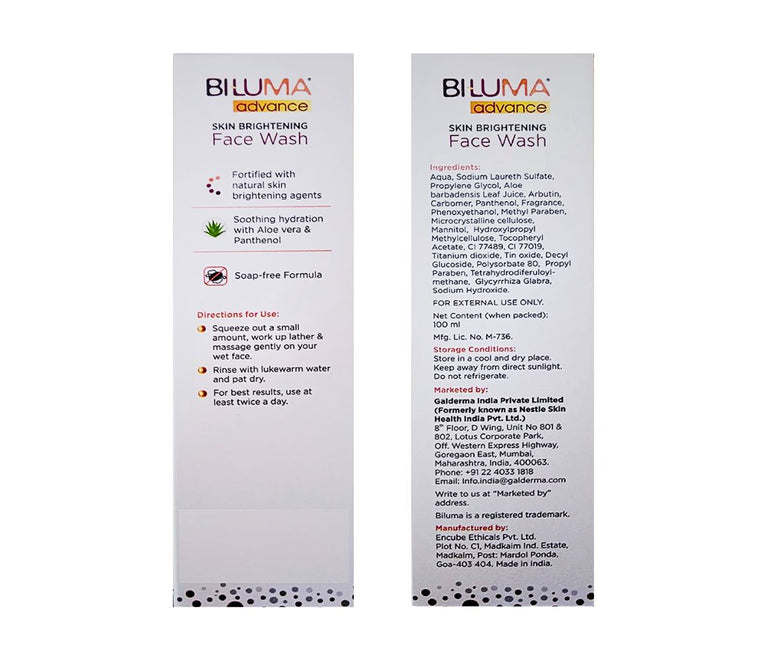 Biluma Advance Skin Brightening Face Wash