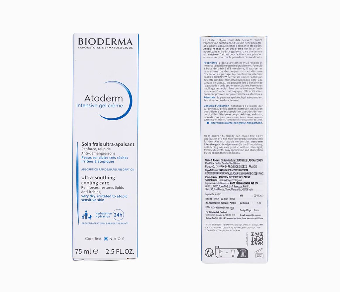 Bioderma Atoderm Intensive Gel-Creme Ultra-Soothing Cooling Care