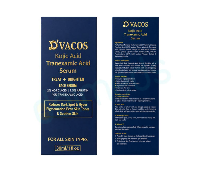 D'Vacos Kojic Acid Tranexamic Acid Face Serum