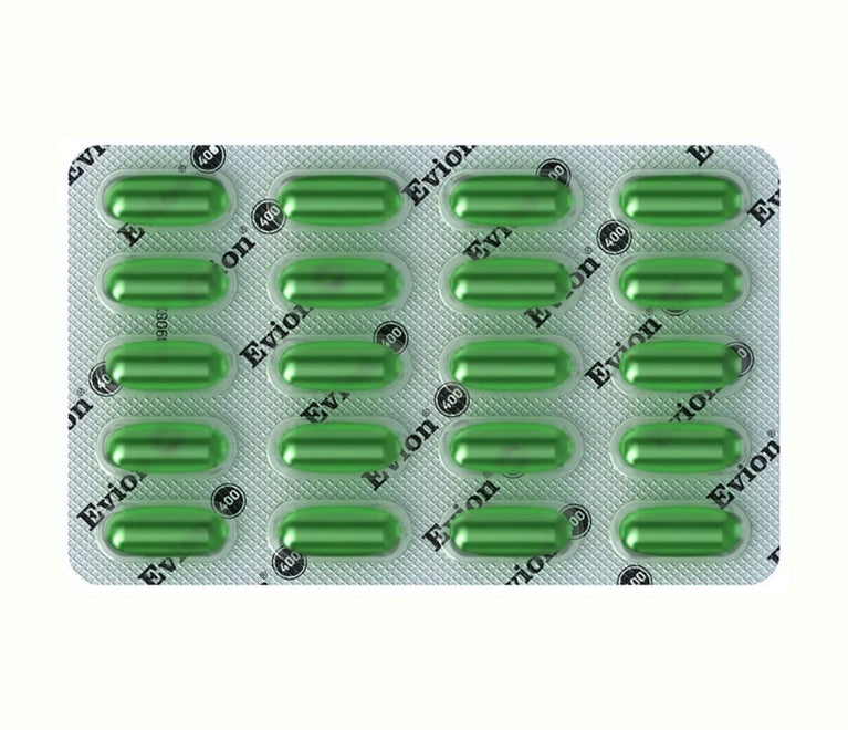 Evion 400 Vitamin E Capsule Strip 2