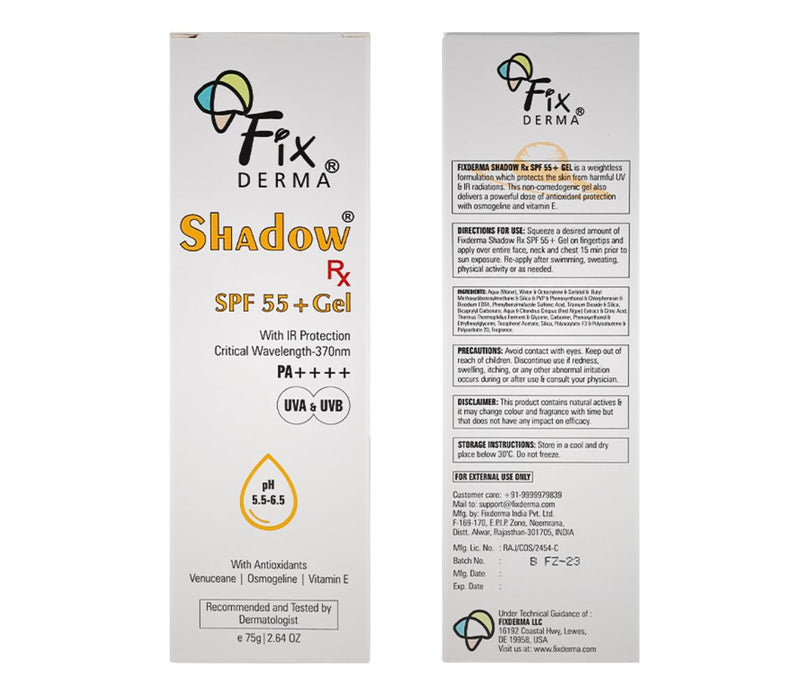 Fixderma Shadow SPF 55+ Gel
