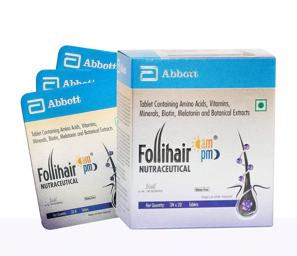 Follihair Nutraceutical AM PM Tablet