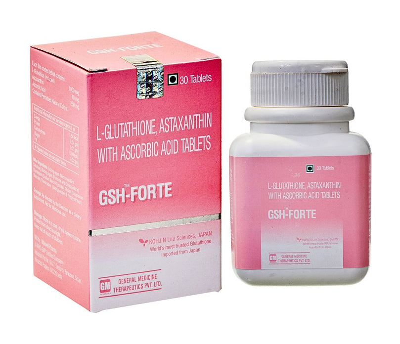 GSH Forte 30 Tablets Bottle