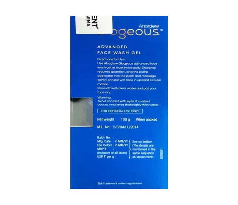Glogeous Advanced Face Wash Gel