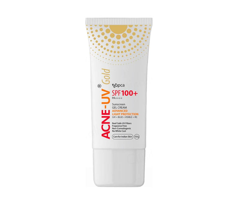 IPCA Acne-UV Gold Sunscreen Gel Cream SPF 100+ PA++++