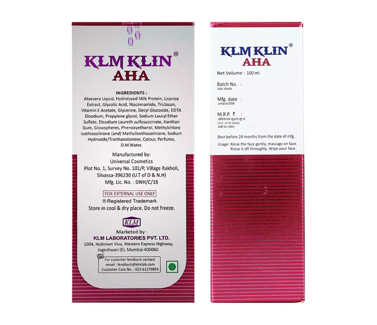 KLM-Klin AHA Face Wash Gel