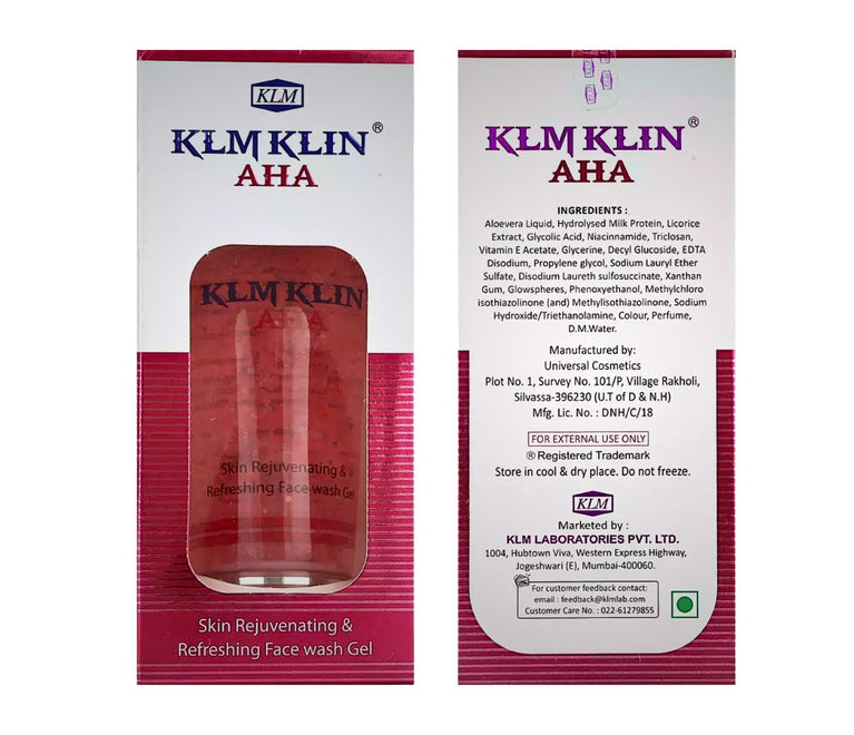 KLM-Klin AHA Face Wash Gel