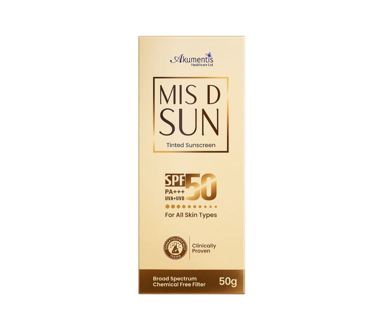 Mis D Sun Tinted Sunscreen SPF 50 PA+++