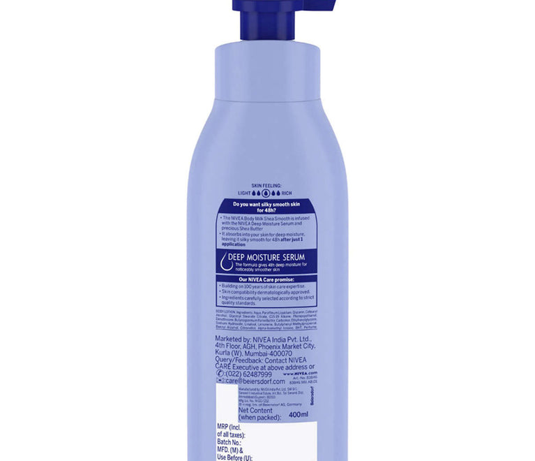 Nivea Shea Smooth Body Milk Lotion