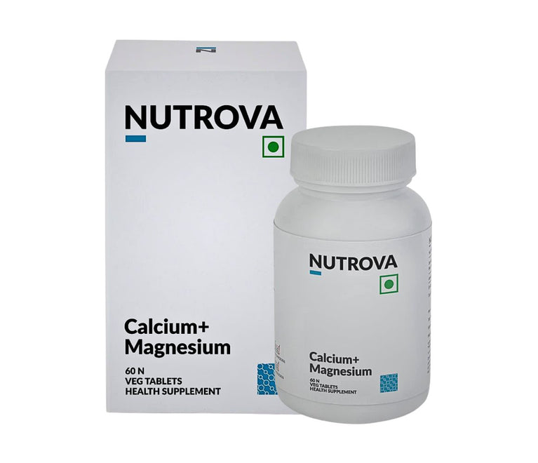 Nutrova Calcium + Magnesium Health Supplement Tablet