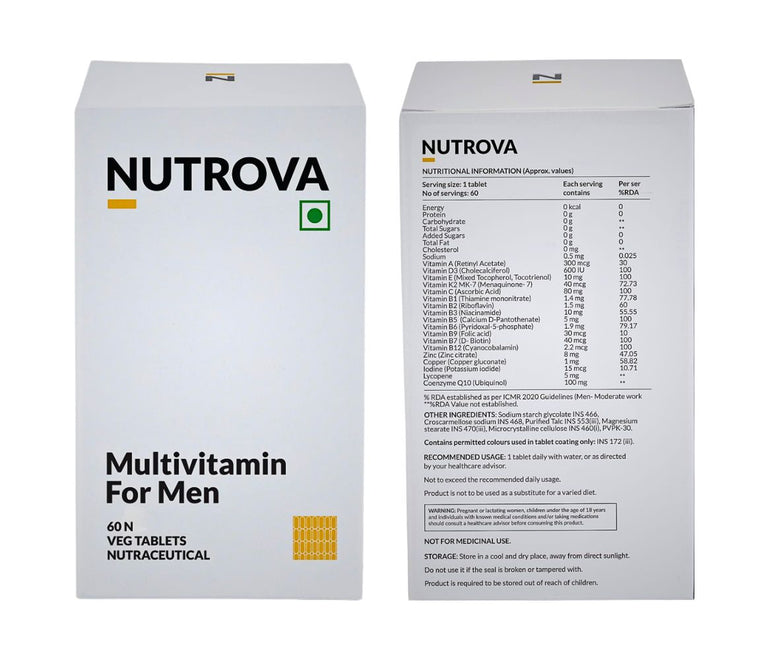 Nutrova Multivitamin For Men