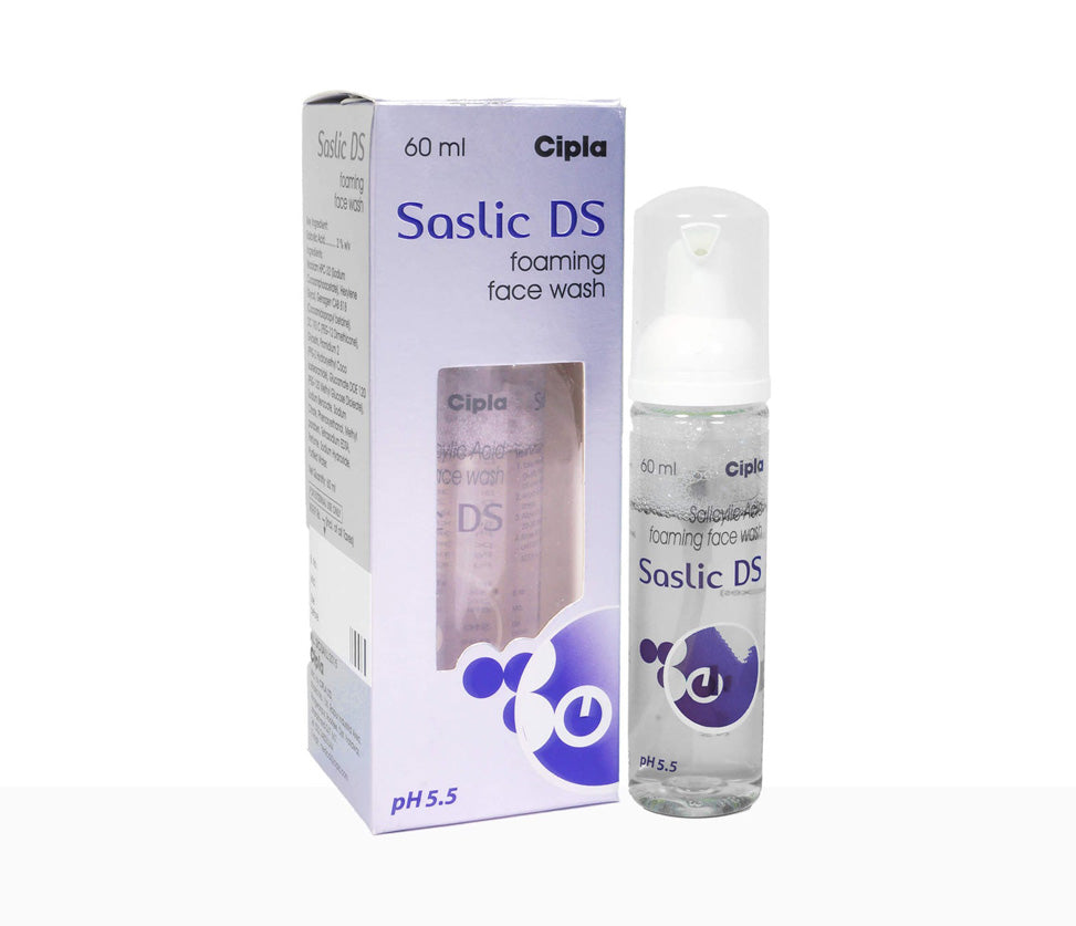 Saslic DS Foaming Face Wash DelMeds