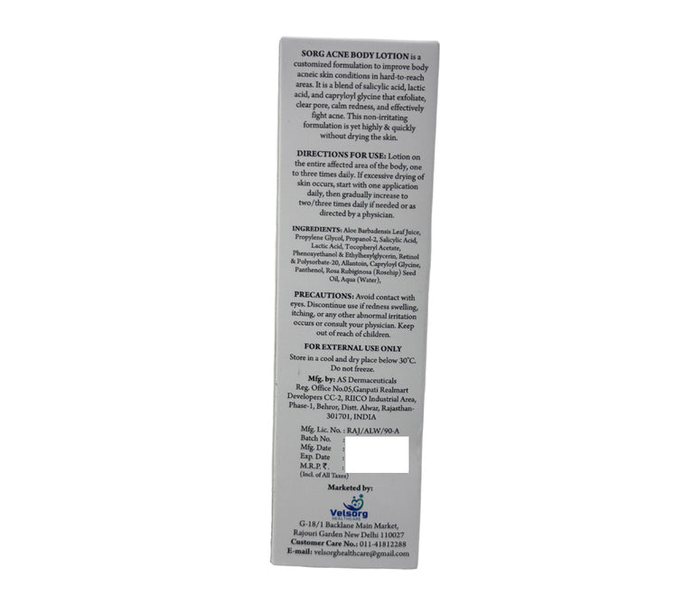Sorg Acne Body Lotion 2