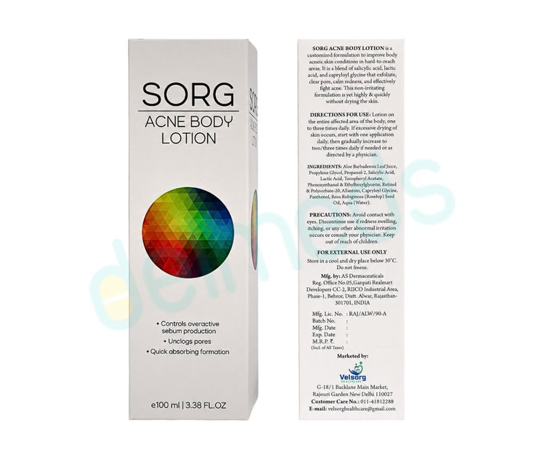 Sorg Acne Body Lotion