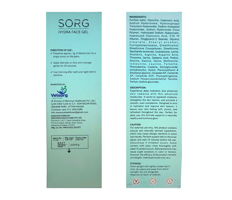 Sorg Hydra Face Gel
