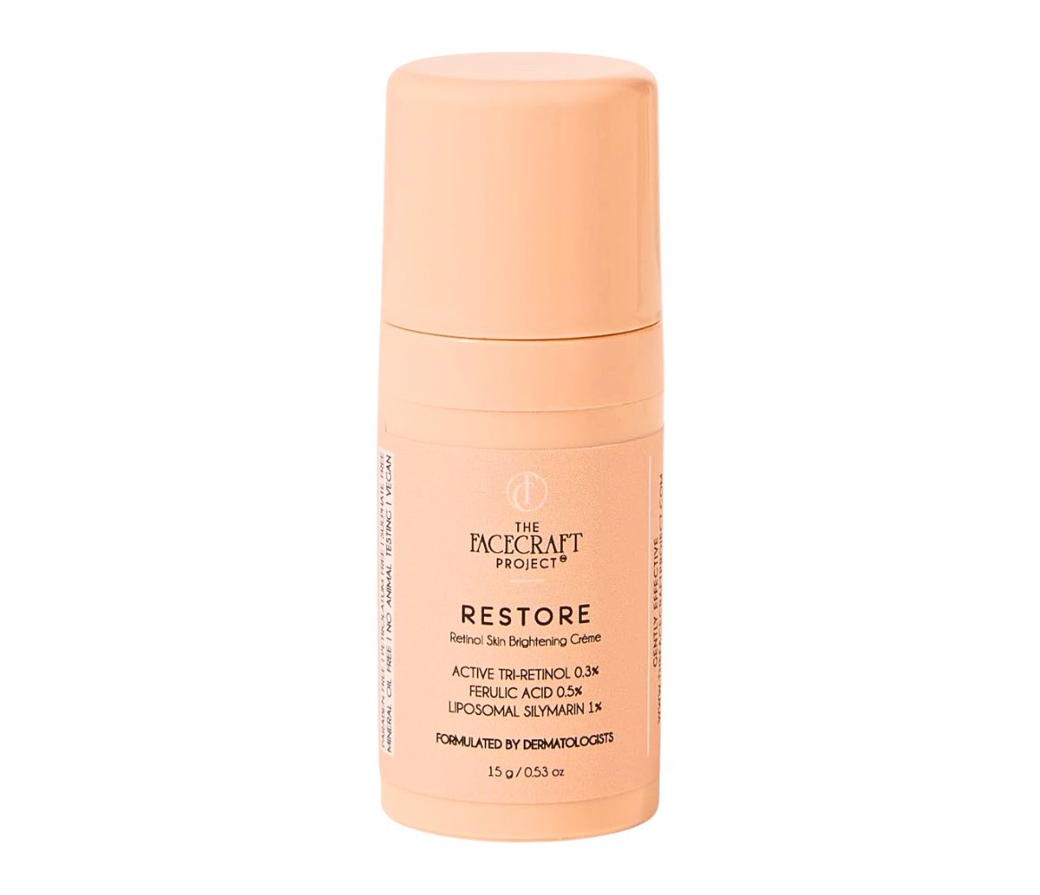 The Facecraft Project Restore Retinol Skin Brightening Cream