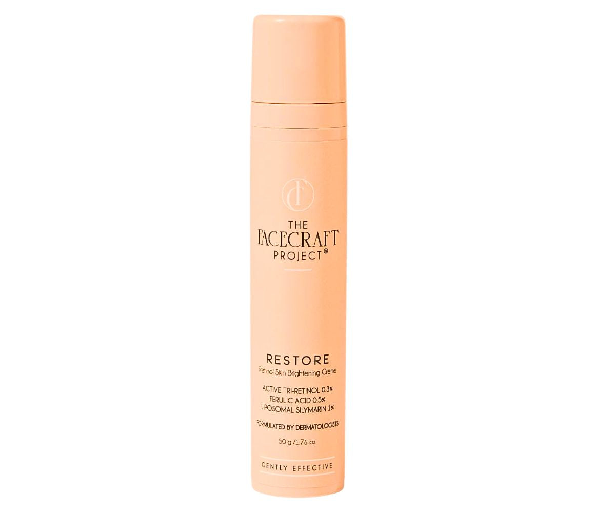 The Facecraft Project Restore Retinol Skin Brightening Cream
