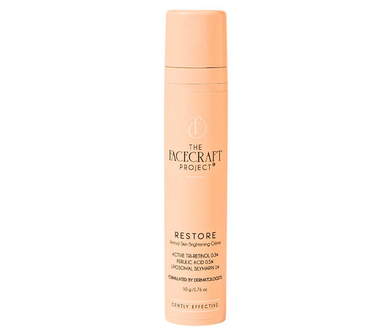 The Facecraft Project Restore Retinol Skin Brightening Cream