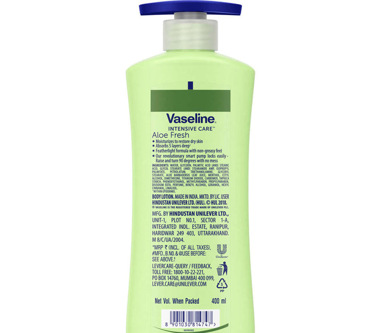 Vaseline Intensive Care Aloe Fresh Body Lotion