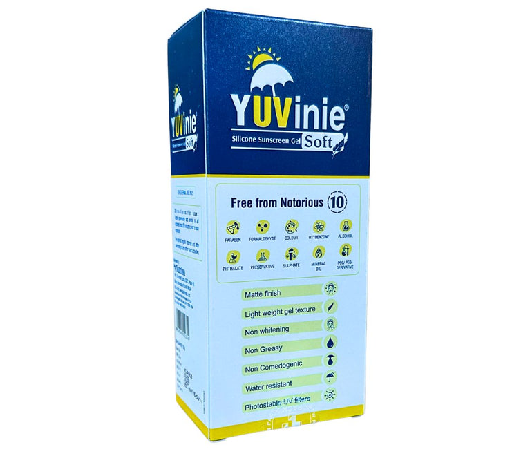 Yuvinie Soft Silicone Sunscreen Gel SPF 50+ PA+++