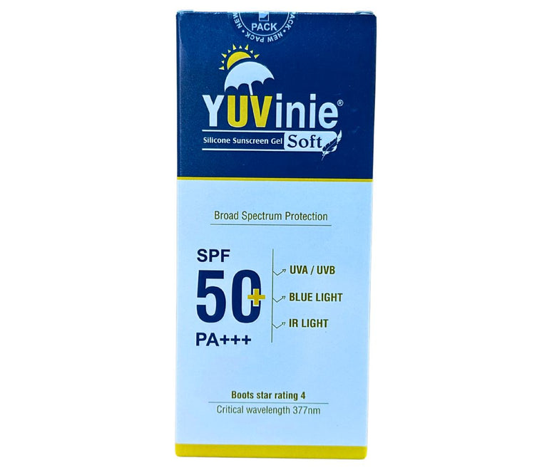Yuvinie Soft Silicone Sunscreen Gel SPF 50+ PA+++