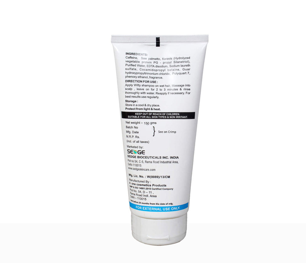 witty anti hair fall shampoo
