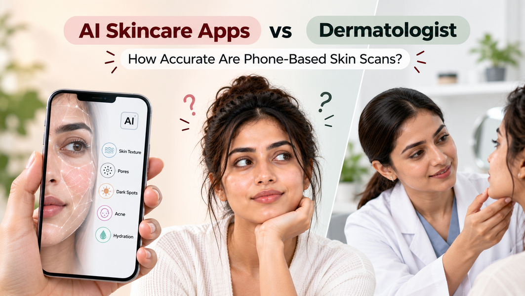 AI Skincare Apps vs Dermatologist: How Accurate Are Phone-Based Skin Scans?