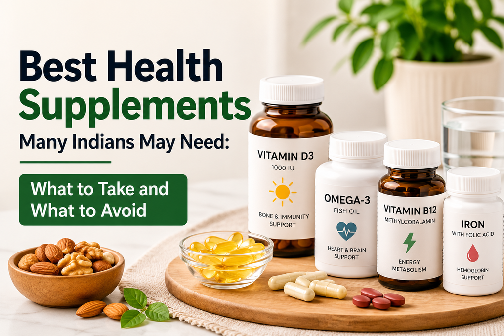 Best Health Supplements Many Indians May Need: What to Take and What to Avoid