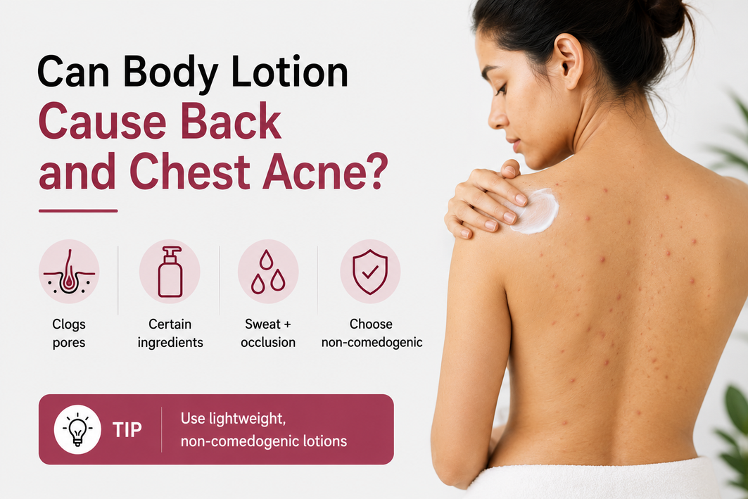 Can Body Lotion Cause Back and Chest Acne?