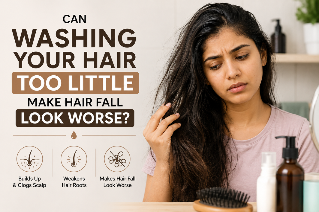 Can Washing Your Hair Too Little Make Hair Fall Look Worse?