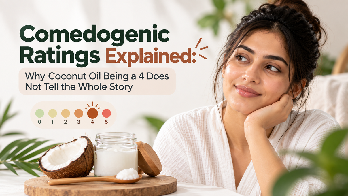Comedogenic Ratings Explained: Why Coconut Oil Being a 4 Does Not Tell the Whole Story