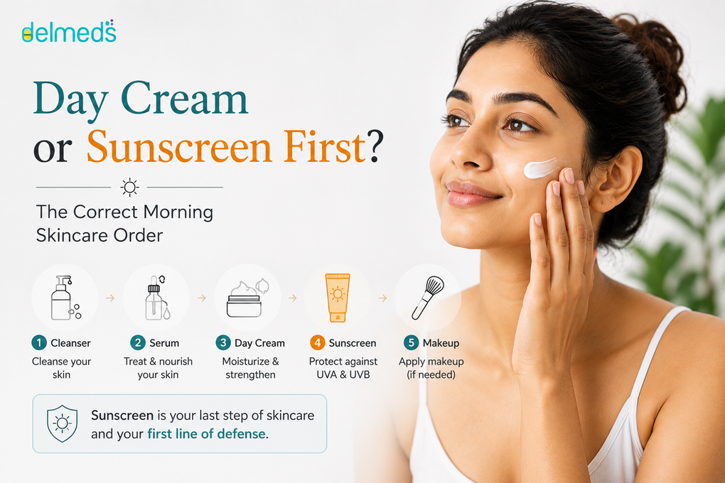 Day Cream or Sunscreen First? The Correct Morning Skincare Order