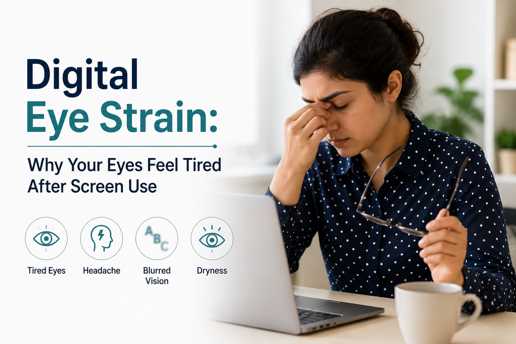 Digital Eye Strain: Why Your Eyes Feel Tired After Screen Use