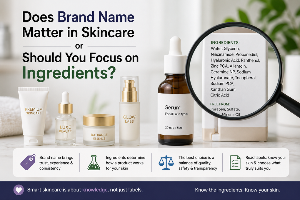 Does Brand Name Matter in Skincare or Should You Focus on Ingredients?