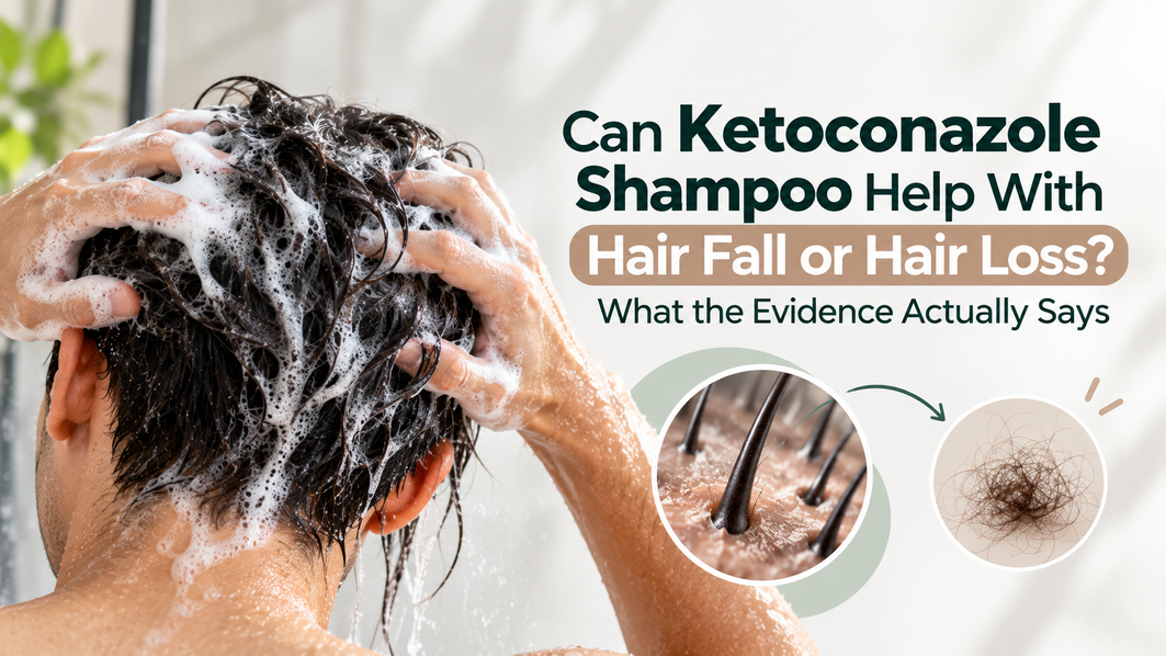 Can Ketoconazole Shampoo Help With Hair Fall or Hair Loss? What the Evidence Actually Says