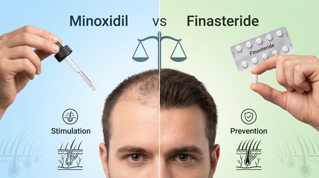 Minoxidil vs. Finasteride: Which Hair Growth Solution is Right for You?