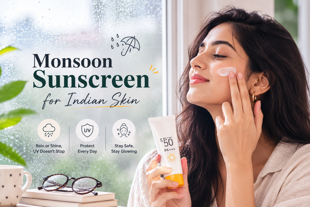 Monsoon Sunscreen for Indian Skin: Why SPF Still Matters in Rainy Weather