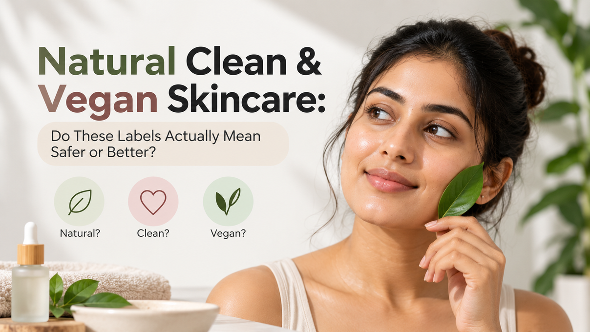 Natural Clean and Vegan Skincare: Do These Labels Actually Mean Safer or Better?