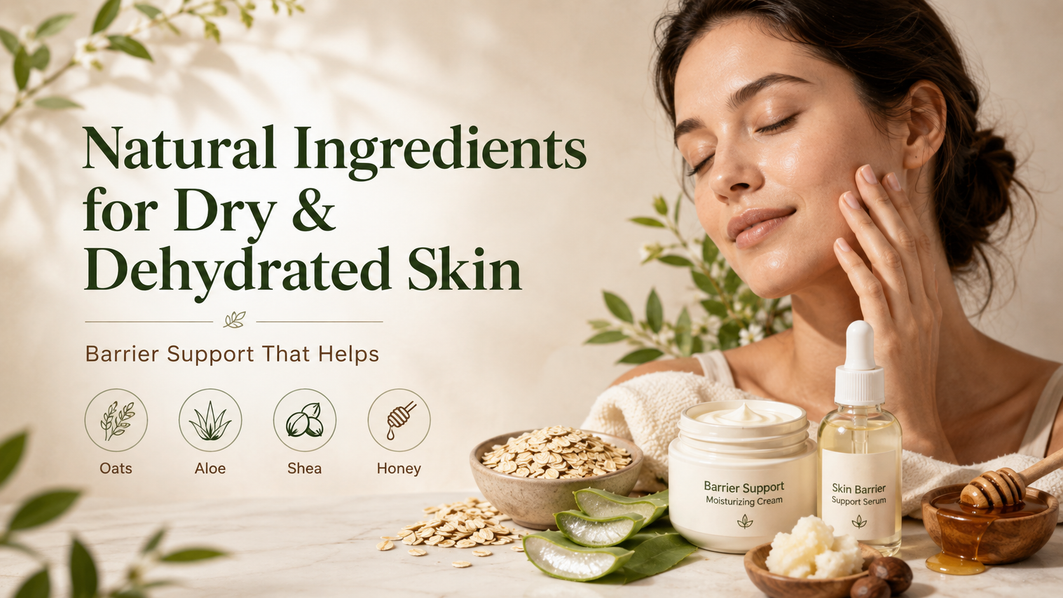 Natural Ingredients for Dry and Dehydrated Skin: Which Ones Actually Support the Barrier?