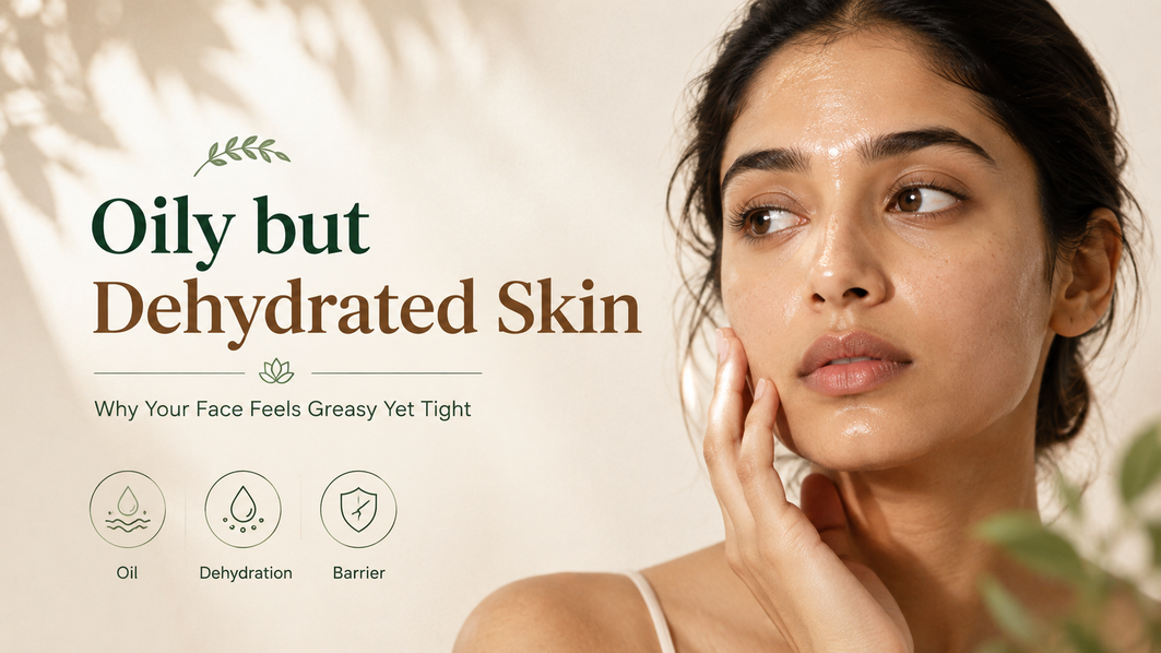 Oily but Dehydrated Skin: Why Your Face Feels Greasy Yet Tight