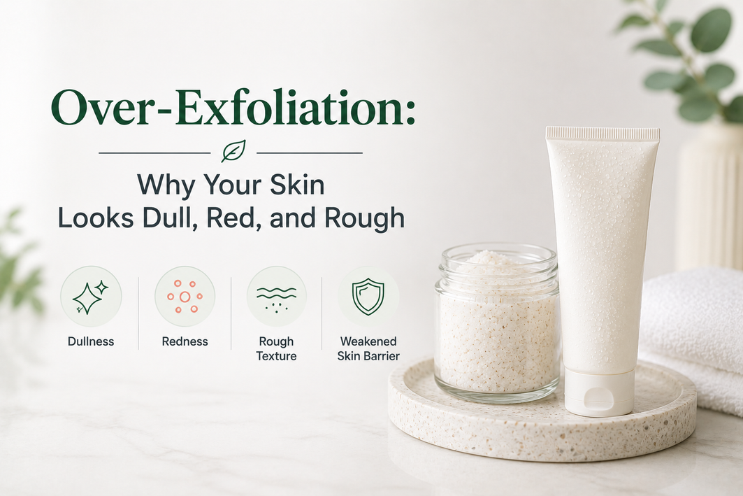 Over-Exfoliation: Why Your Skin Looks Dull, Red, and Rough