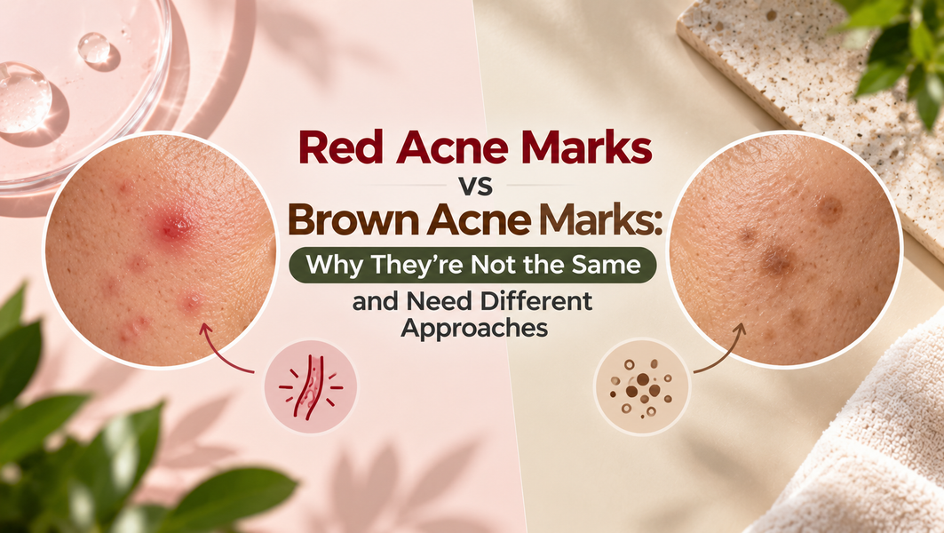 Red Acne Marks vs Brown Acne Marks: Why They’re Not the Same and Need Different Approaches
